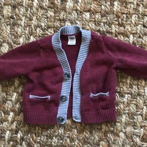 0-3M infant boys cardigan